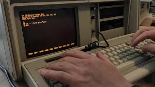 Simple BASIC tests on an IBM 5155