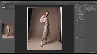 7 Retouching of full height height photo, retouch, portrait photo, studio shooting, model screenshot 1