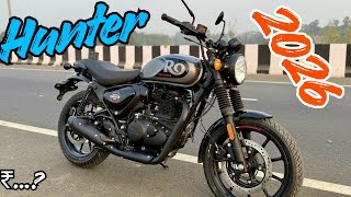 2026Royal Enfield Hunter 350 Dapper Grey New Model Hunter 350 Update