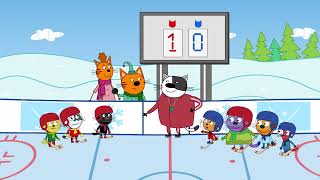 La Famille Chat Le Hockey Sur Glace Dessins Animés Pour Enfants Épisode 73