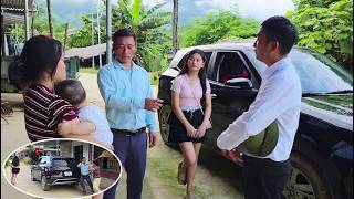 Hang was surprised that Tien would openly bring his mistress home in front of Linh. screenshot 1