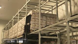 Warehouse Push Back Pallet Rack | Carton Box Flow Racks