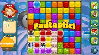 Toy Blast Level 57 Gameplay Puzzle With Boosters Game