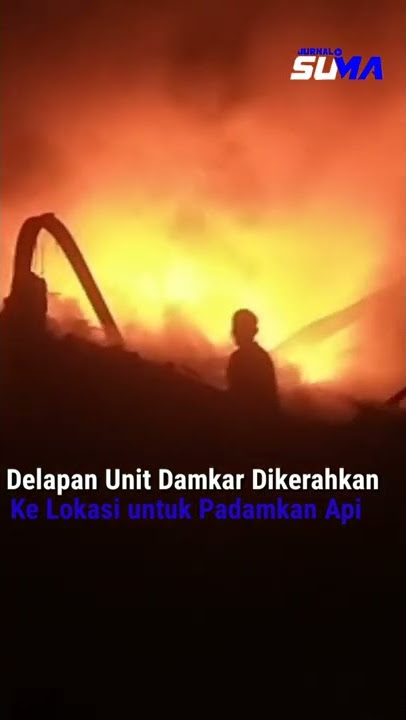 Pabrik Kapas di Solokan Jeruk Terbakar #Shorts