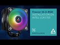 Freezer 36 A-RGB Installation on Intel