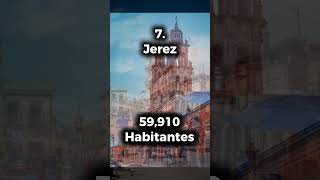 Los 10 municipios MÁS poblados de #Zacatecas 🤠➕