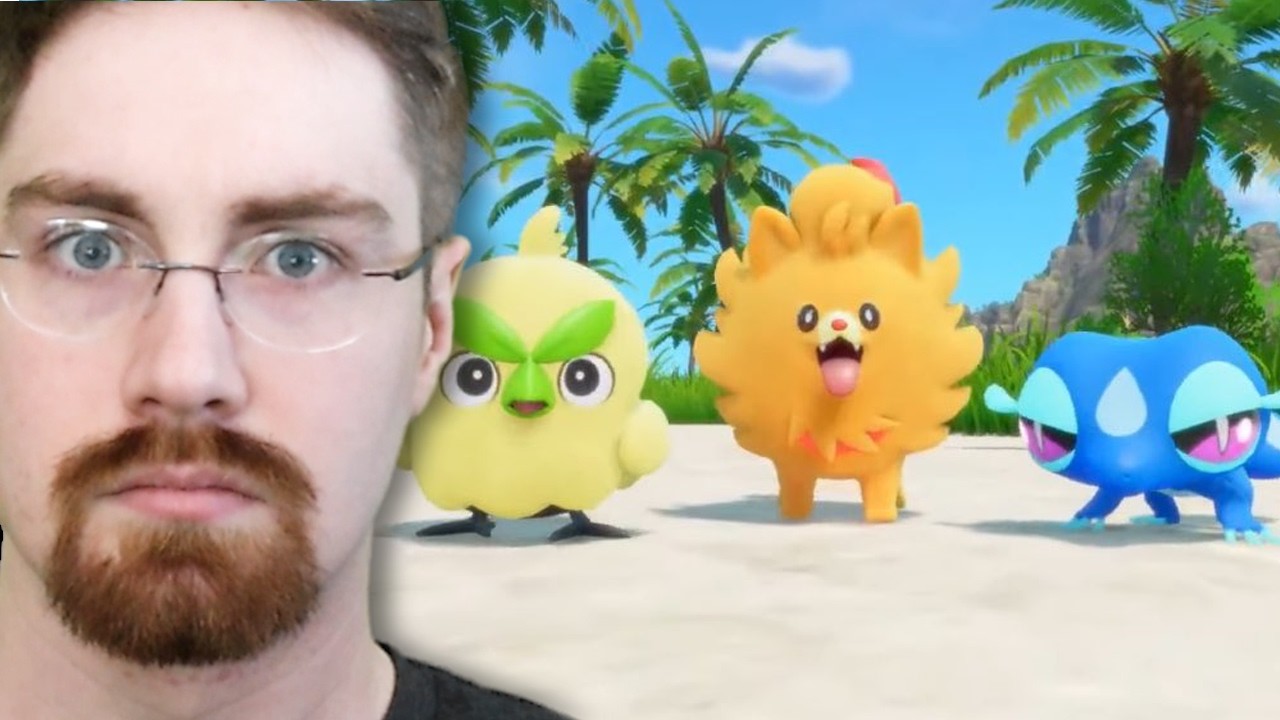 Реакция мужчины в постели на игру Pokemon Wind and Waves