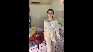 Clothes Try On Haul Online Shopping New Bodysuit And Simple Dress Collection 2025 Asiandress7