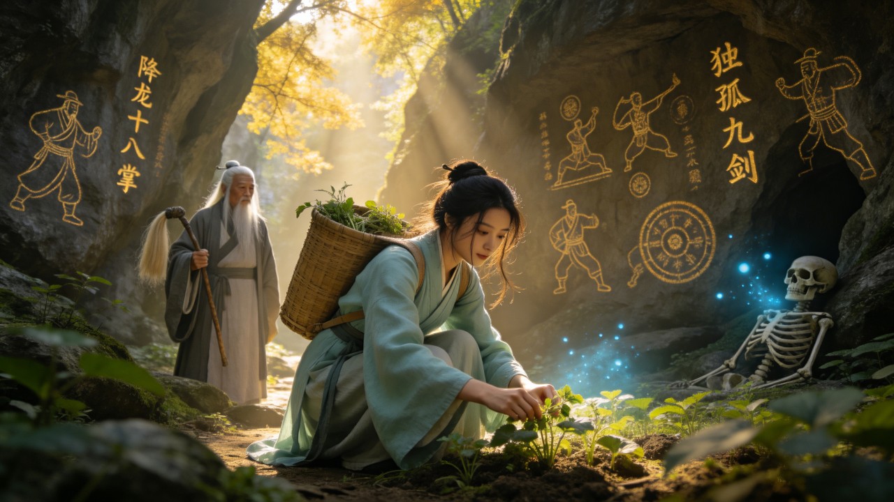 💥採花少女救谷底少年，不料竟是無敵仙尊，傳仙法護她逆襲登武道巔峰！#中国电视剧 #精选 #精彩影视  #電影   #都市 #功夫 #movie #历史传奇剧  #玄幻 #kungfu #drama