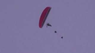 Acro Paragliding Pilot Jumps From Ppg Trike, Elsefly 2013