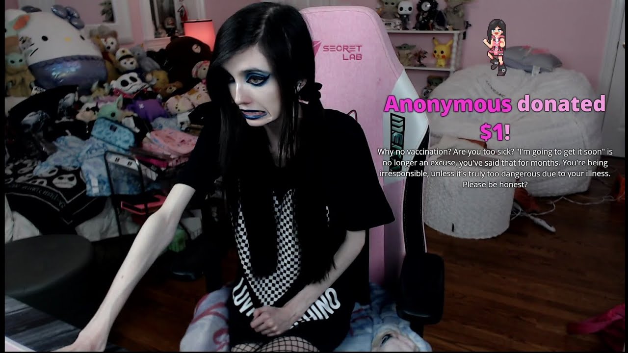 Eugenia Cooney Gets Asked If She's Too Sick To Get Vaccinated | Twitch September 12, 2021