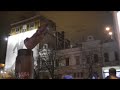 Kiev protesters pull down statue of Lenin