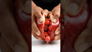 Inside mini apple 🍎 Satisfying Asmr🤤#shorts #viral #fruit