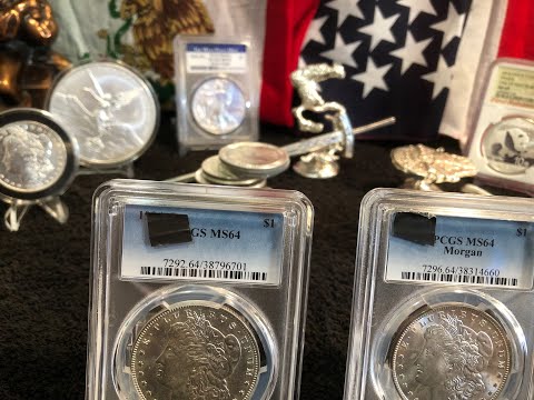 **SILVER MORGAN DOLLARS PCGS MS64 **APMEX  UNBOXING** WHAT DID THEY GIVE ME?? BUY MORE??