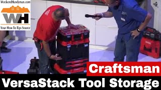 #Craftsman VersaStack Wheeled Tool Storage Kit with Radio and Charger| Weekend Handyman