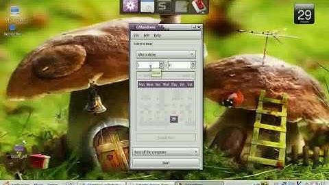 how to set shutdown timer in linux