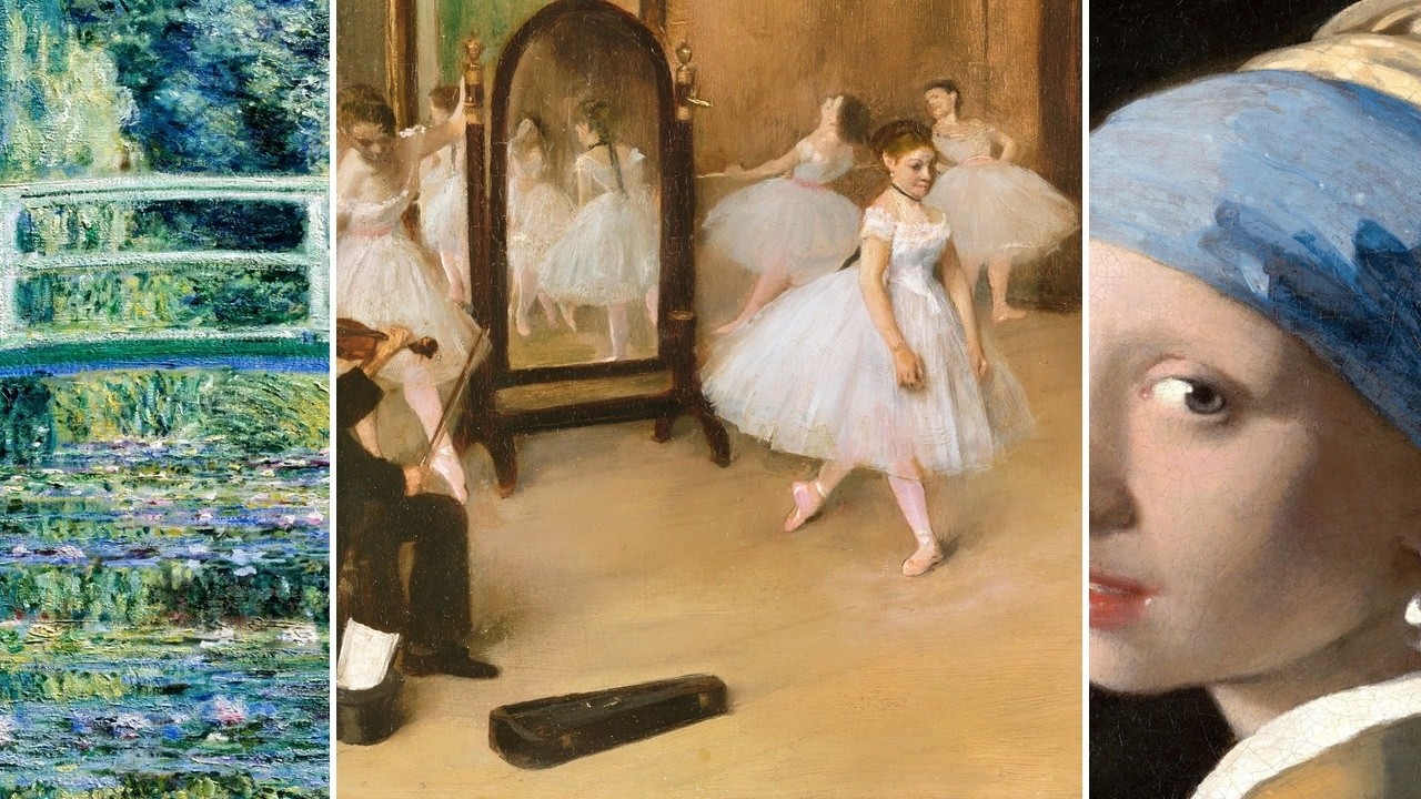 Masterpieces TV — Silent Art Gallery · August 29 Morning | Degas · Dancing Class & others