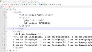 Topics: how to change text color in css property make sure you have
basic knowledge of html before watching cascading style sheet (css)
tutorial...