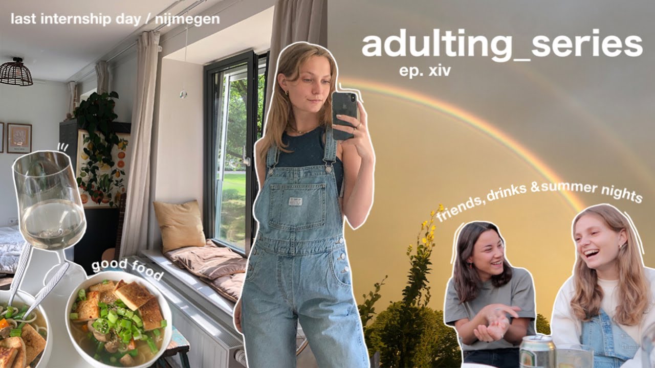 adulting series | last internship days, friends, summer nights & a little haul 🍸