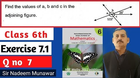 Class 6 exercise 7.1 Q no 7 NBF Maths Ex 7.1 federal board Maths Class 6 Sir Nadeem Munawar