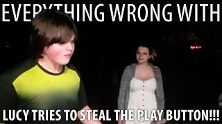 Celebrity Everything Wrong With LUCY TRIES TO STEAL THE PLAY BUTTON!!! in 4 Minutes Or Less! | Violette1stSins Wealth