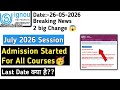 🥳(Breaking News)IGNOU Admission July 2026 Session Started | IGNOU Admission Form Fill Up Online 2026