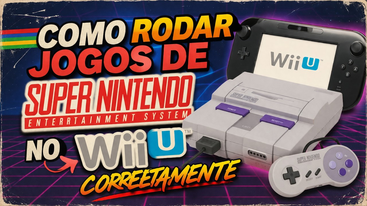 その他 Nintendo  WiiU TUTORIAL] - COMO INSTALAR O EMULADOR SNES9X-GX NO SEU WIIU