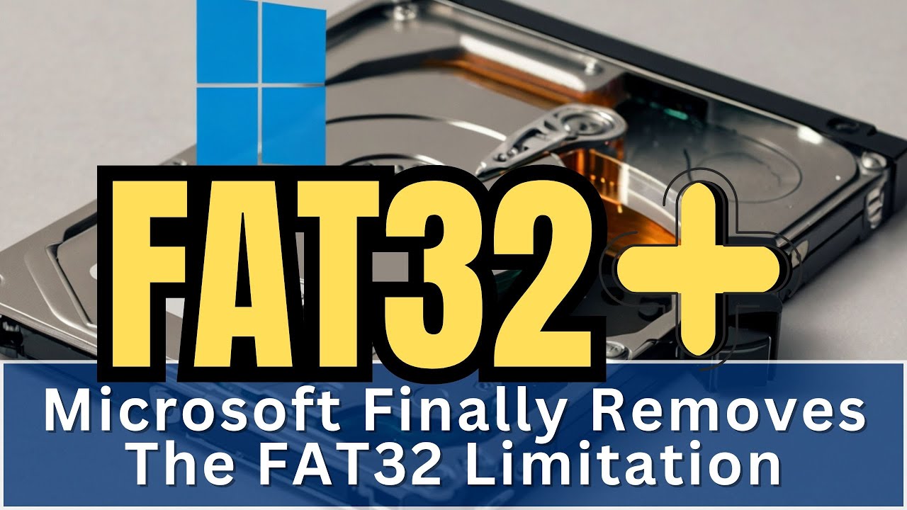 Microsoft Finally Removes The FAT32 Limitation 