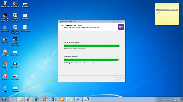 How to Install  NET Framework 4.6.1 or 4.6.2 in Windows 7