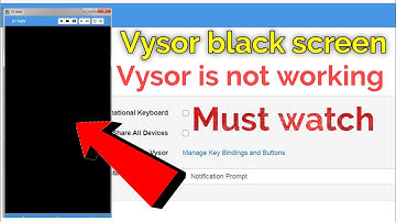 Vysor black screen issue kese solve karen | How to solve vysor black screen