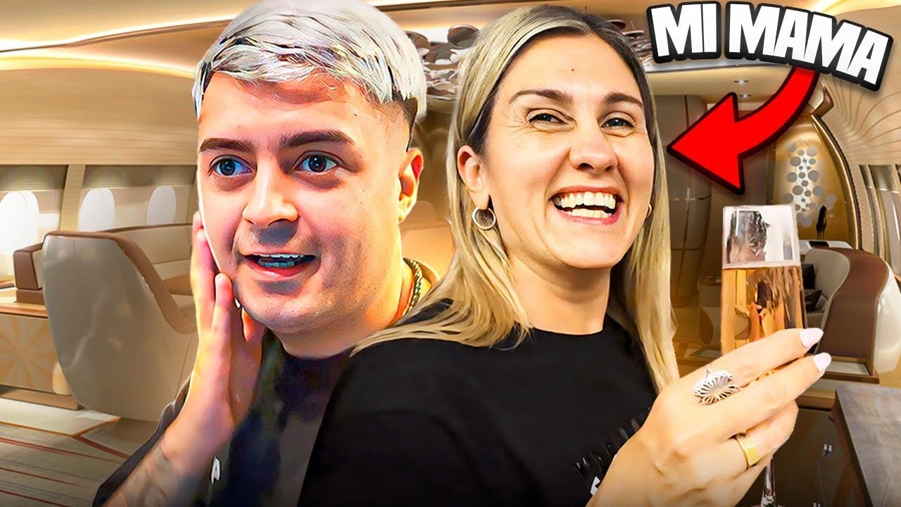 Le REGALÉ a MI MAMÁ un VUELO de 10.000.000 ✈️💵
