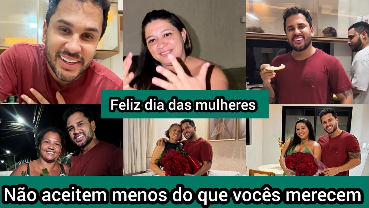 Lucas Guimarães agradece seguidoras e pede pra elas nunca aceitarem menos - Feliz dia das mulheres