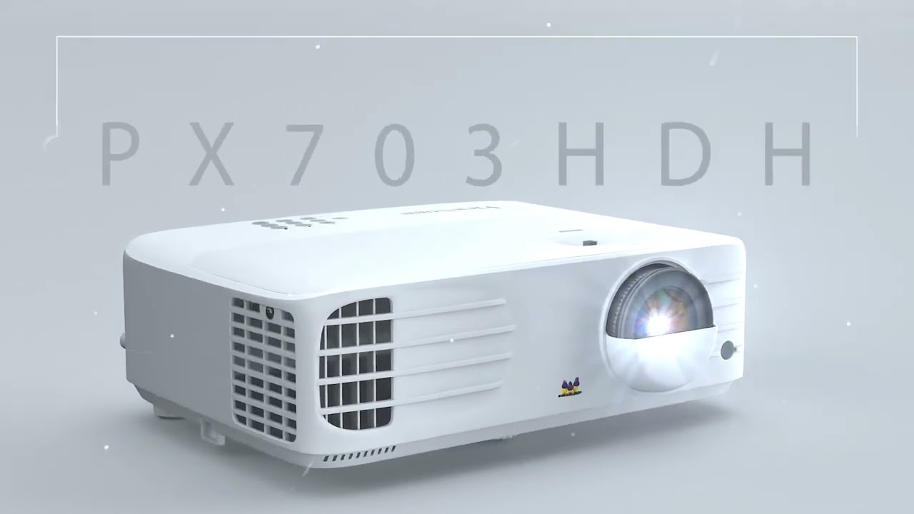 ViewSonic PX701HDH 1080p Projector, 3500 Lumens, Supercolor, Vertical Lens Shift, Dual HDMI