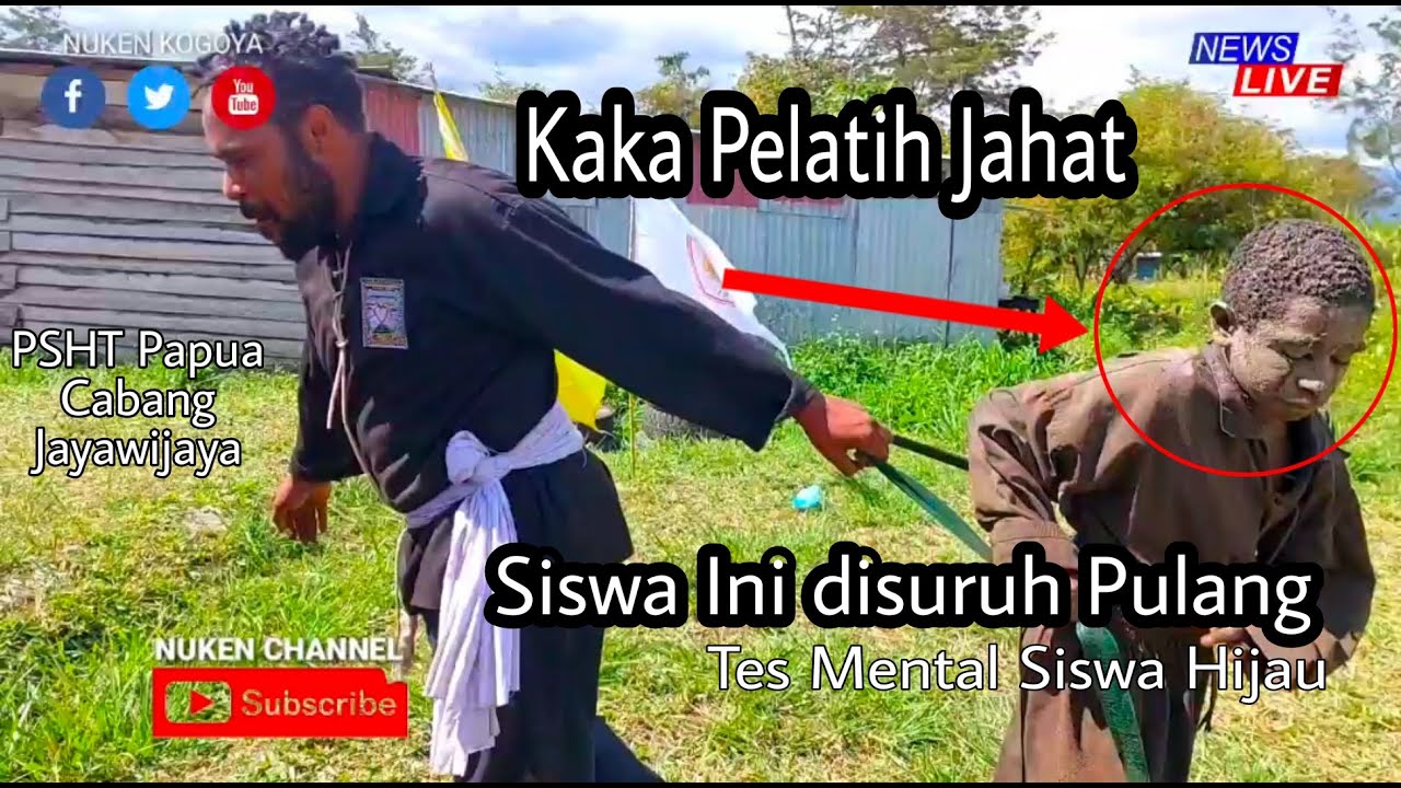 Tes Kenaikan Sabuk Hijau ke Putih Kecil PSHT Papua Cabang Jayawijaya 2022