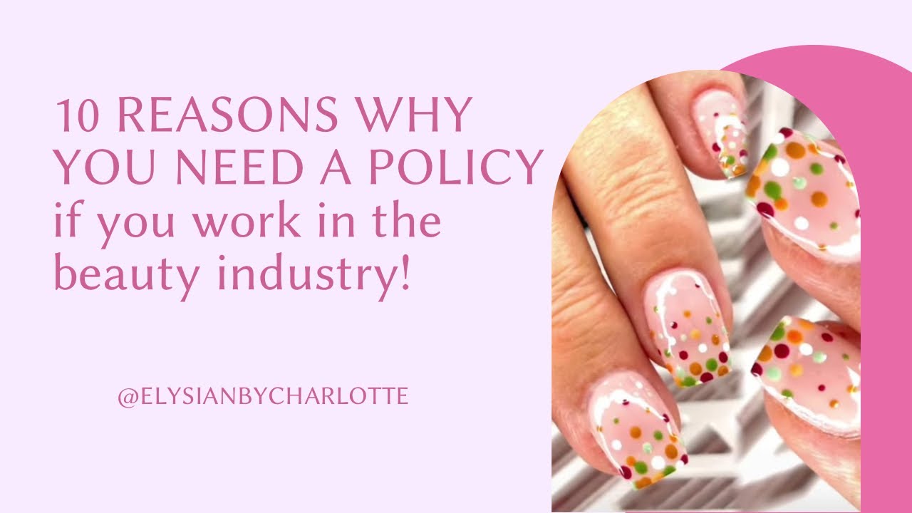 10 Reasons why you need a salon policy!  NAIL TECH/ SALON POLICY EXAMPLES🖤 LIKE & SUBSCRIBE👍