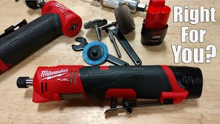 Milwaukee Tool M12 FUEL 1/4' Straight Die Grinder Review 248622