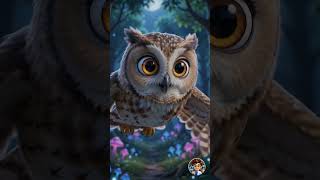 🦉 Why Do Owls See at Night? 😱 | Amazing Animal Facts for Kids #shorts