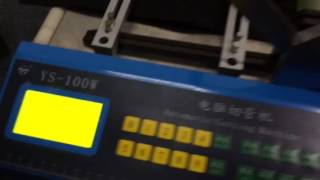 Full Automatic Hook and loop velcro /elastic webbing Tape Cutting machine