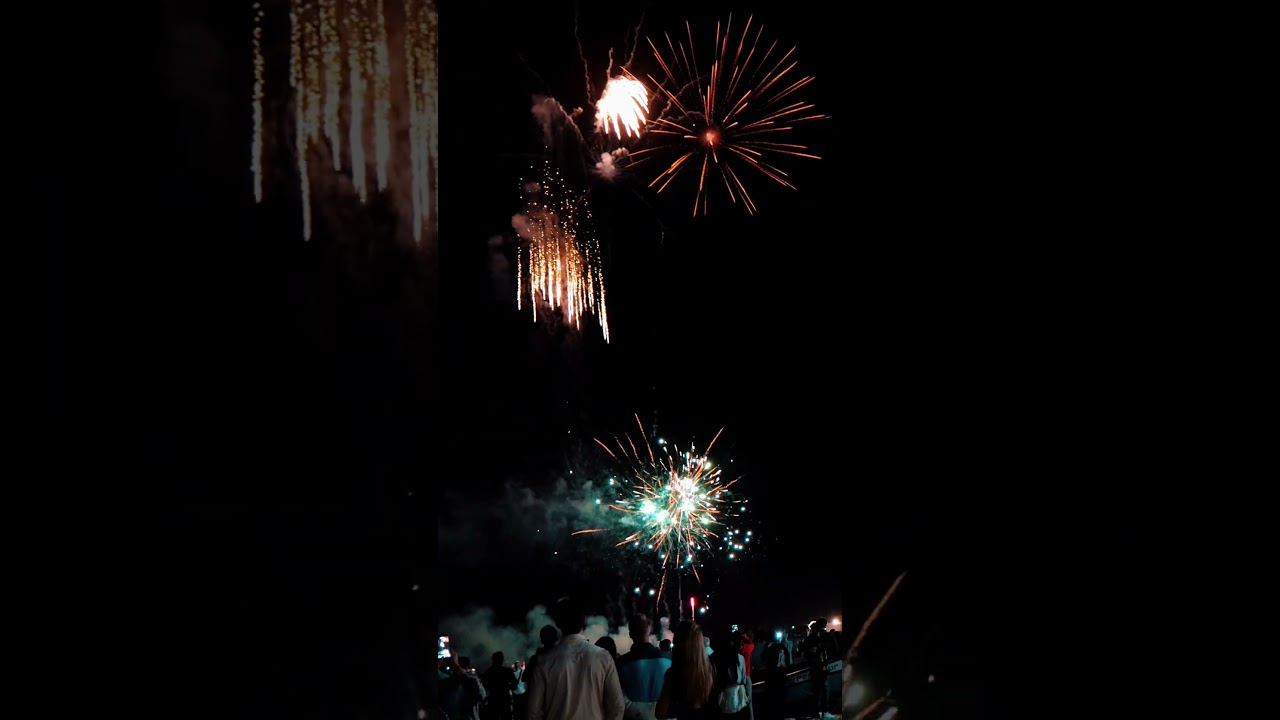 Fireworks Over Santa Maria Beach