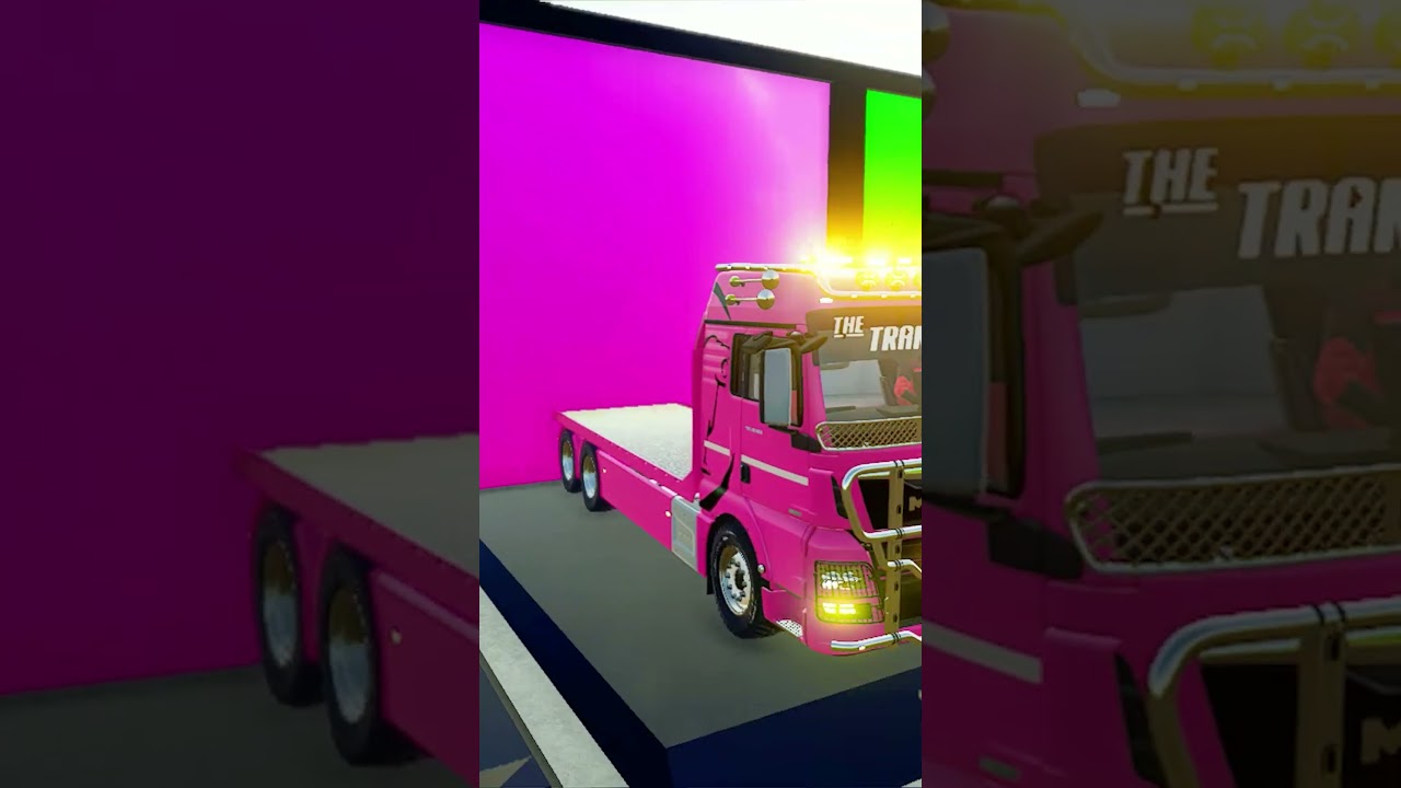 Colorful Transporter Truck 
