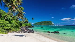 Positive Morning Jazz at Beach Ambience ~ Smooth Bossa Nova Music & Wave Sounds for Study, Work