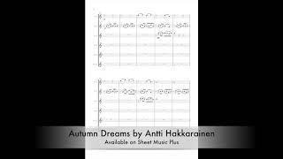 Video thumbnail of "Autumn Dreams by Antti Hakkarainen - Flute Choir"