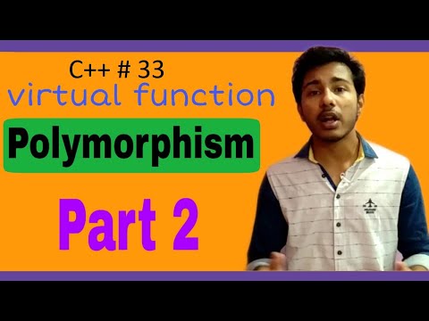 Virtual functions in c++ || Virtual functions and Polymorphism in c++ || example IN HINDI