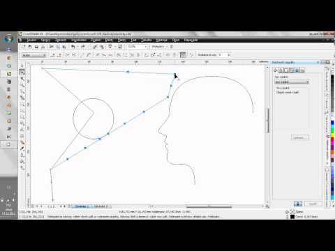 Corel Draw – editace uzlů – elastický (pružný) režim