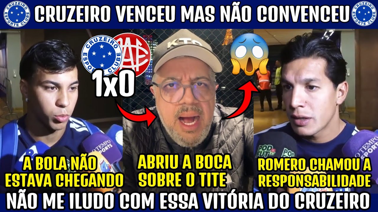 🔥😱 HEVERTON GUIMARÃES ABRIU A BOCA SOBRE TITE NO CRUZEIRO! KAIO JORGE E ROMERO NA ZONA MISTA.