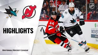 Nhl highlights | sharks @ devils 2/20 ...