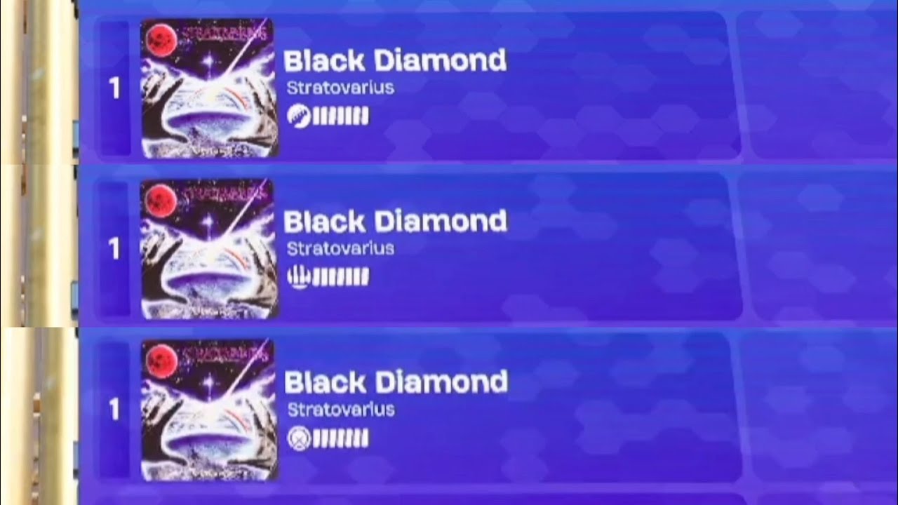 【FORTNITE FESTIVAL】Black Diamond　(X 7)　[初見プレイ]