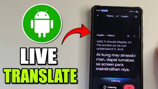 How to use Live Translator on Android Phone