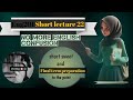 Eng201 Short lecture 22 Eng201 final term preparation l writing short reports