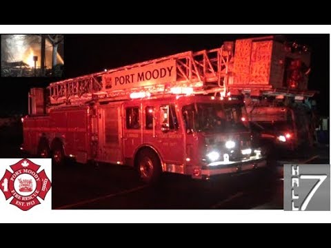 Reed Point Fire Marina Fire at Reed Point Marina - Port Moody BC - YouTube